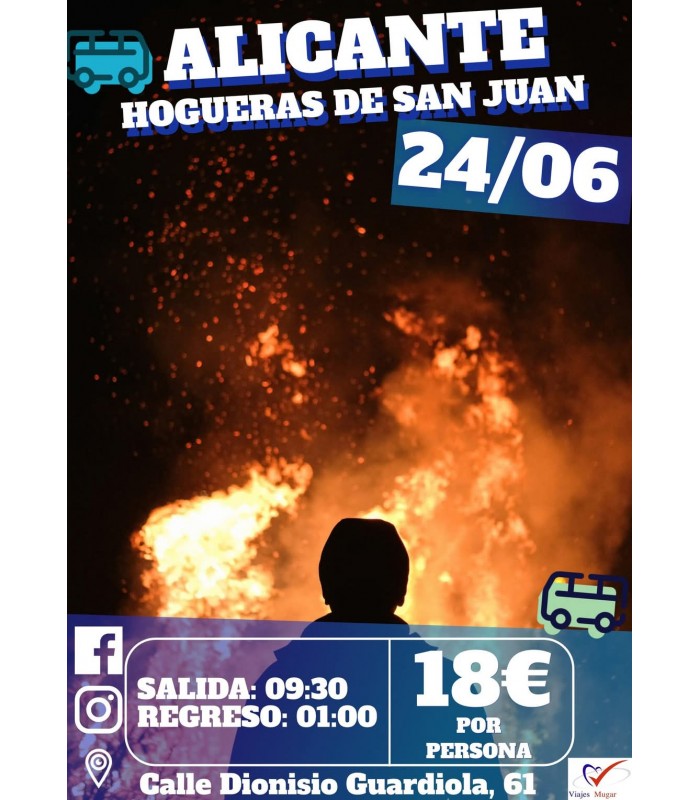 Excursion Alicante - Fiestas de San Juan
