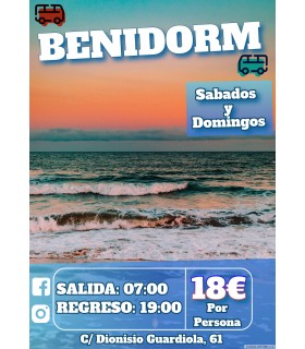 BENIDORM " SABADOS A LA PLAYA "