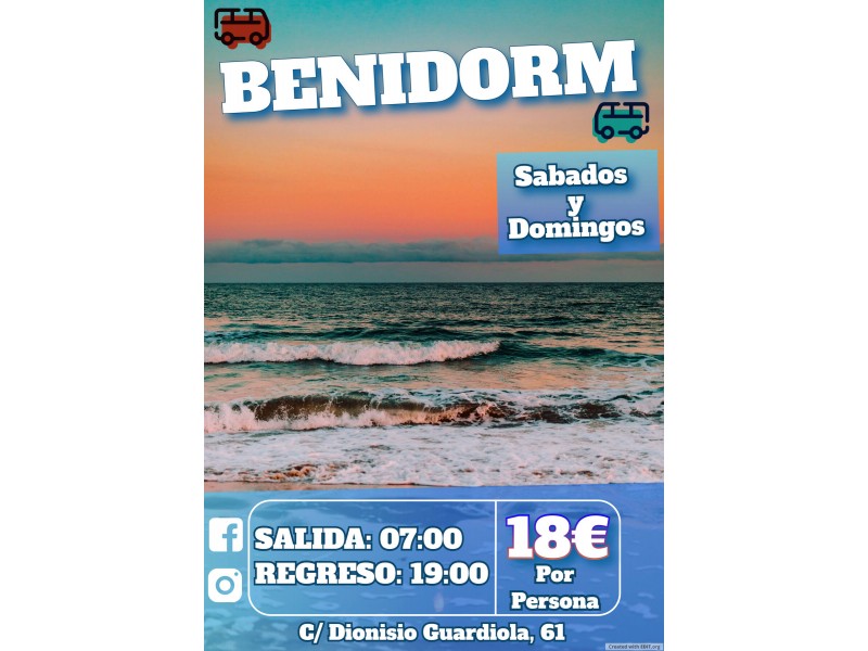 BENIDORM " SABADOS A LA PLAYA "