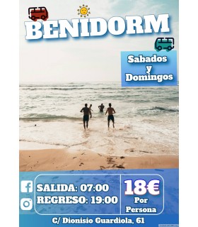 BENIDORM " DOMINGOS A LA PLAYA "