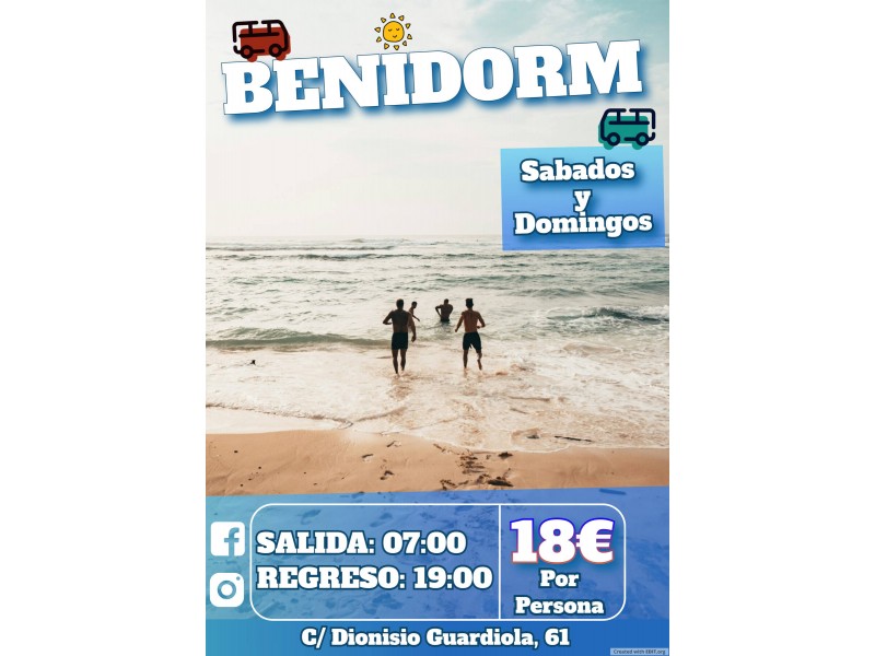 BENIDORM " DOMINGOS A LA PLAYA "