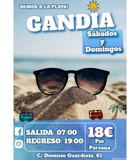 GANDIA " SABADOS A LA PLAYA "