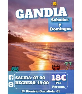 GANDIA " DOMINGOS A LA PLAYA "