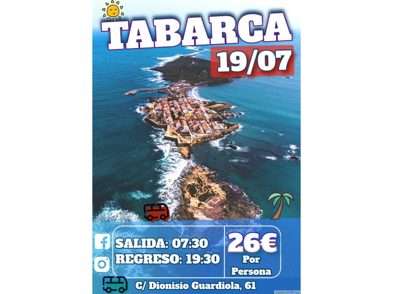 SANTA POLA - ISLA DE TABARCA 13/07 - 24/08