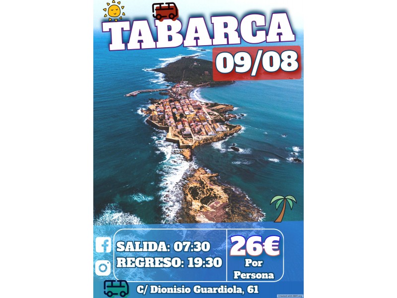 SANTA POLA - ISLA DE TABARCA 13/07 - 24/08