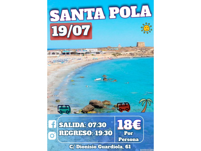 SANTA POLA 13/07 - 24/08