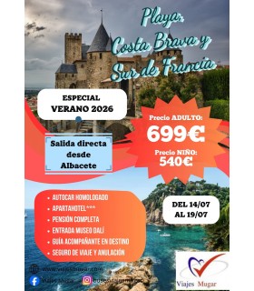 COSTA BRAVA Y SUR DE FRANCIA