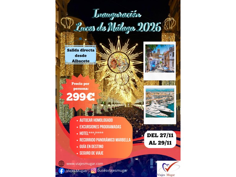 LUCES DE NAVIDAD - MALAGA 2026