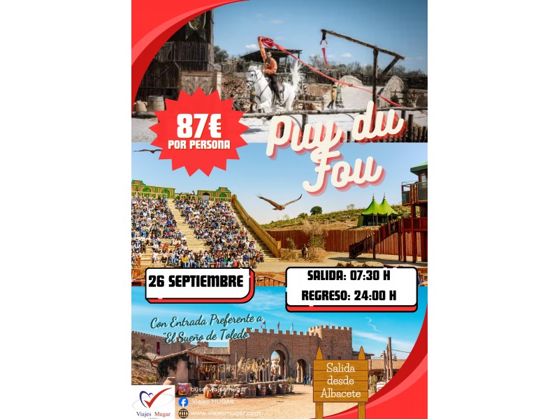 "PUY DU FOU "26/09/26"
