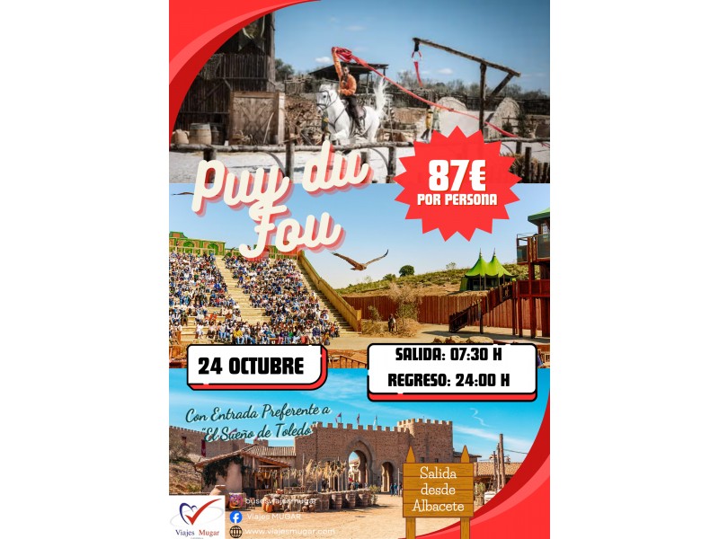 "PUY DU FOU "24/10/26"